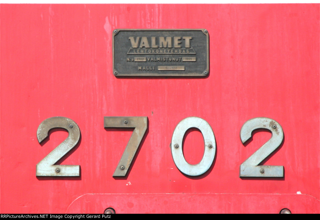 Builders plate on VR Dv12 #2702