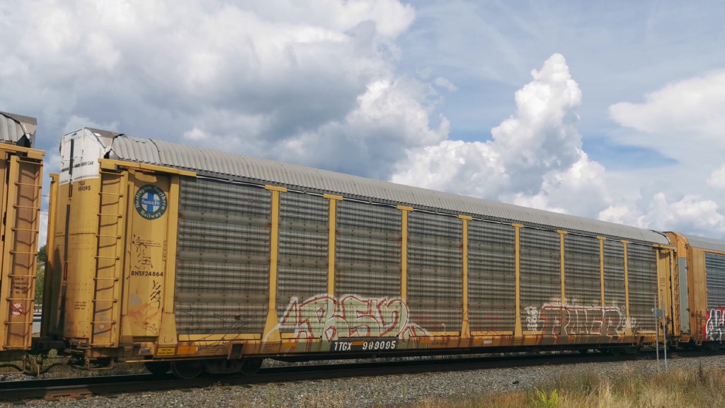 BNSF 24864 (Body) TTGX 989095 (Flat)