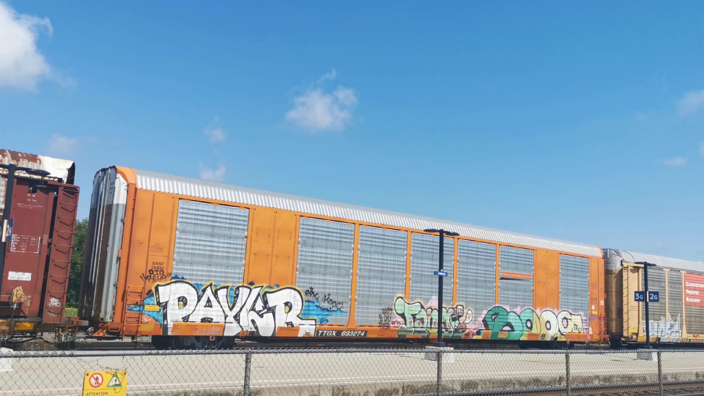 BNSF 26990 (Body) TTGX 693274 (Flat)