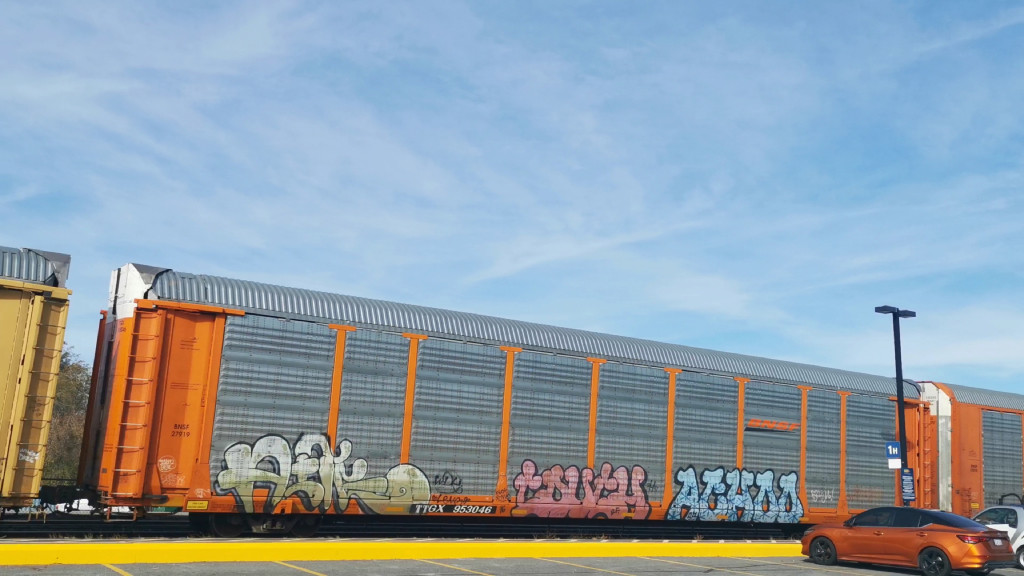 BNSF 27919 (Body) TTGX 953046 (Flat)