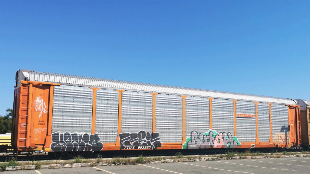 BNSF 28262 (Body) TTGX 953380 (Flat)