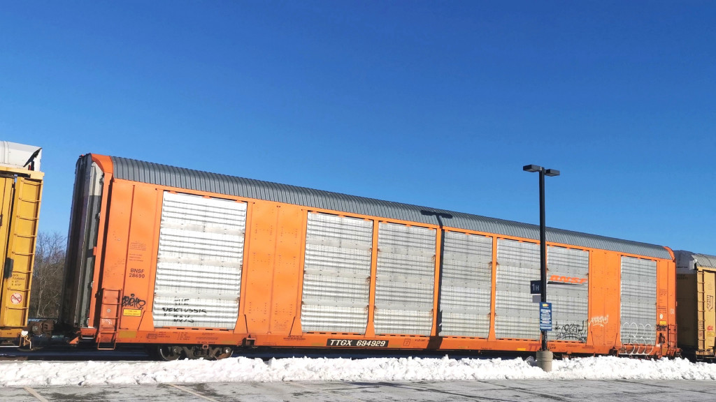 BNSF 28690 (Body) TTGX 694929 (Flat)