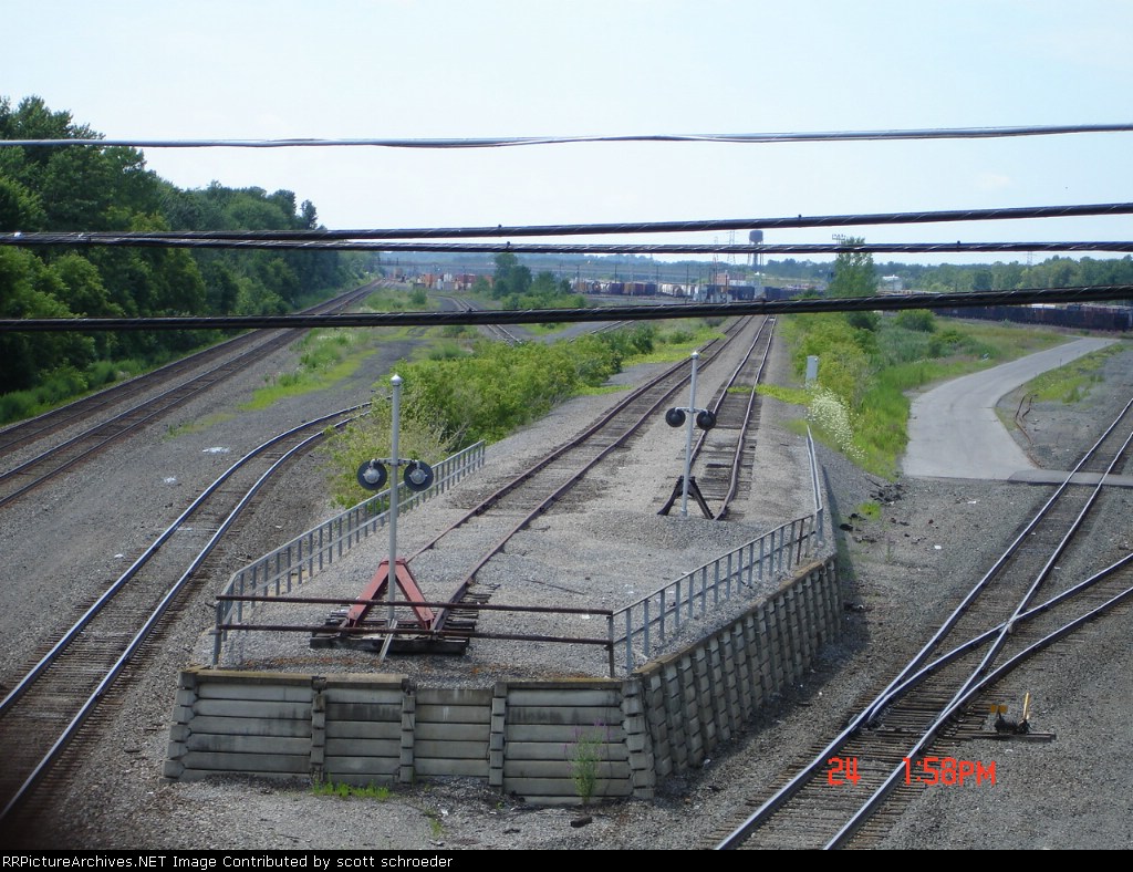 CSX DeWitt Yard East End looking WB