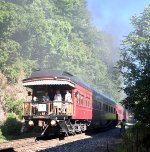 The Black Diamond Observation Car brings up the markers of the excursion