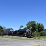 There comes the excursion, about to cross Marian Road