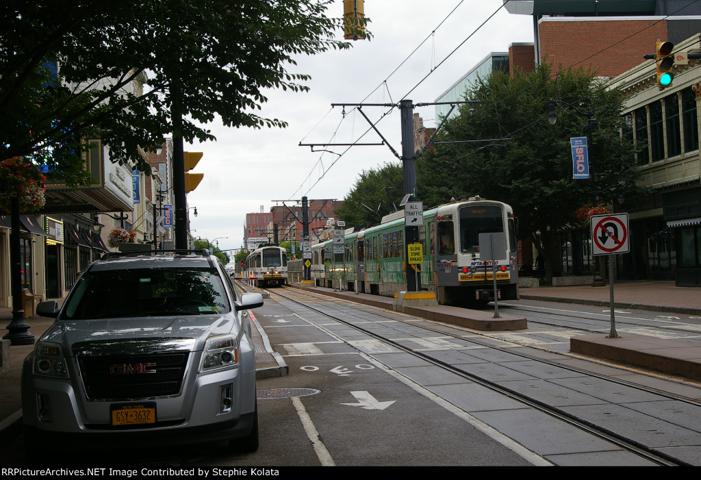 NFTA GO IN AND OUT OF TUNNEL ON MAIN ST
