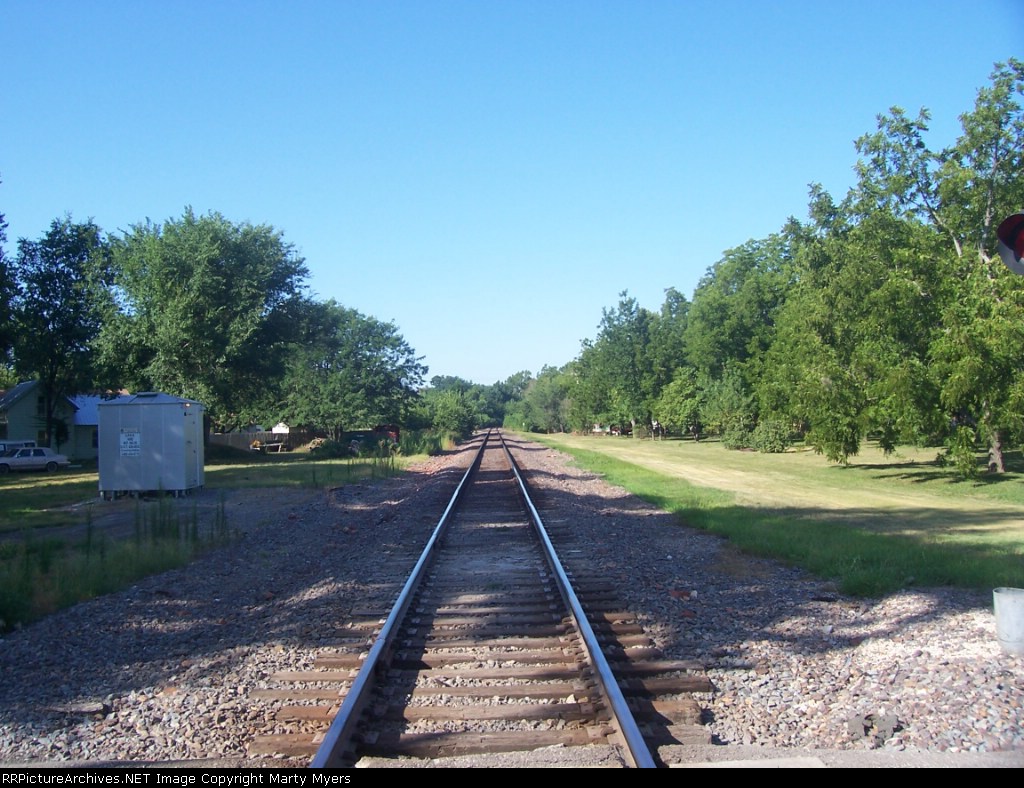 UP right-of-way (ex-MP) looking south
