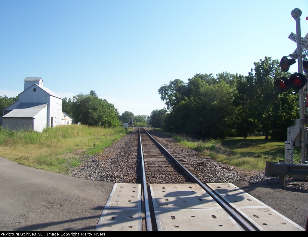 UP right-of-way (ex-MP) facing north