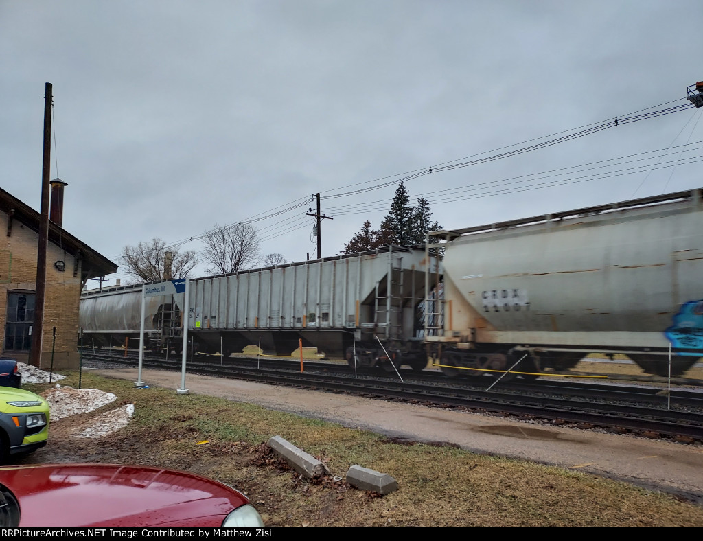 Hopper Car in Need of Repair