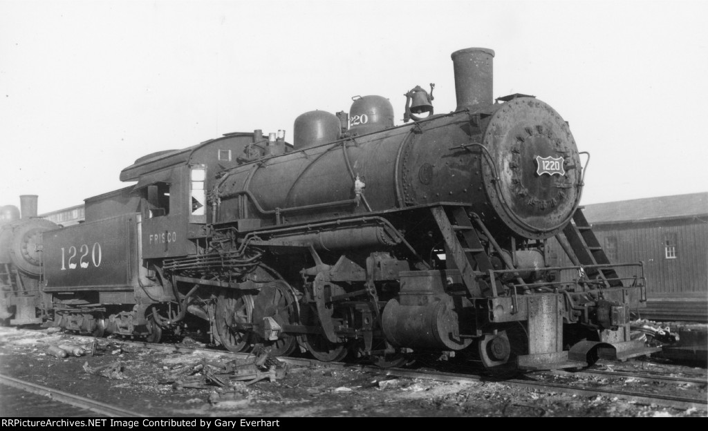 SLSF 2-8-0 #1220 - St Louis - San Francisco