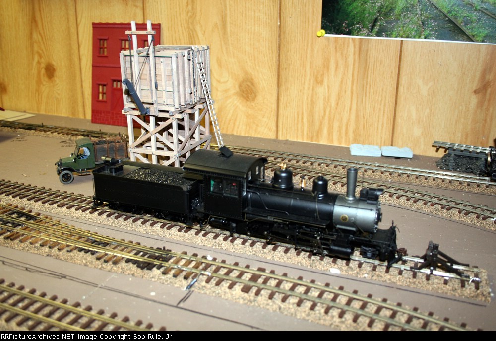 2-8-0 and Water Tank