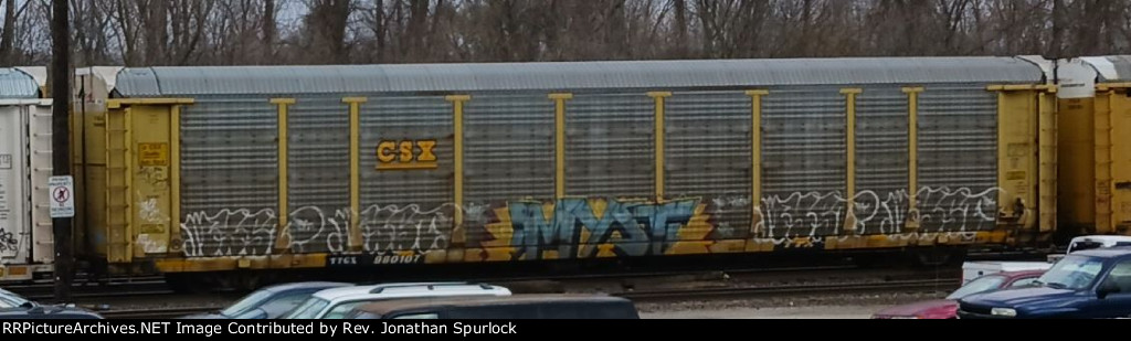 TTGX 980107 and CSX rack
