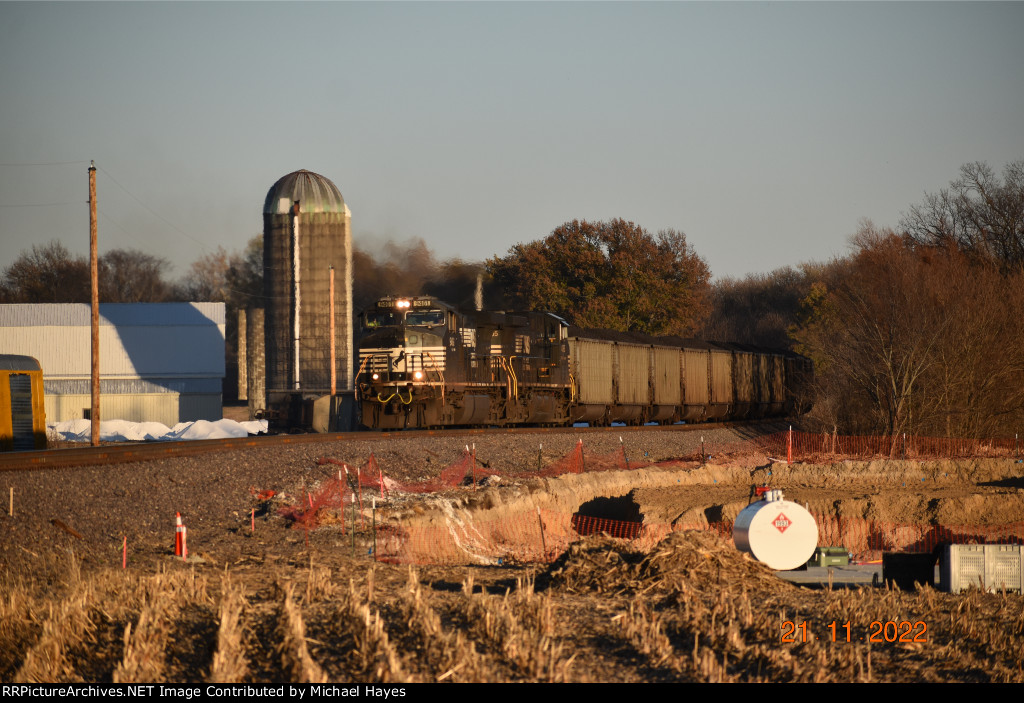 NS Coal Train in New Baden IL