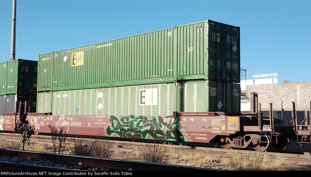 BNSF 256220 "A" EMHU 643309 EMHU 244064