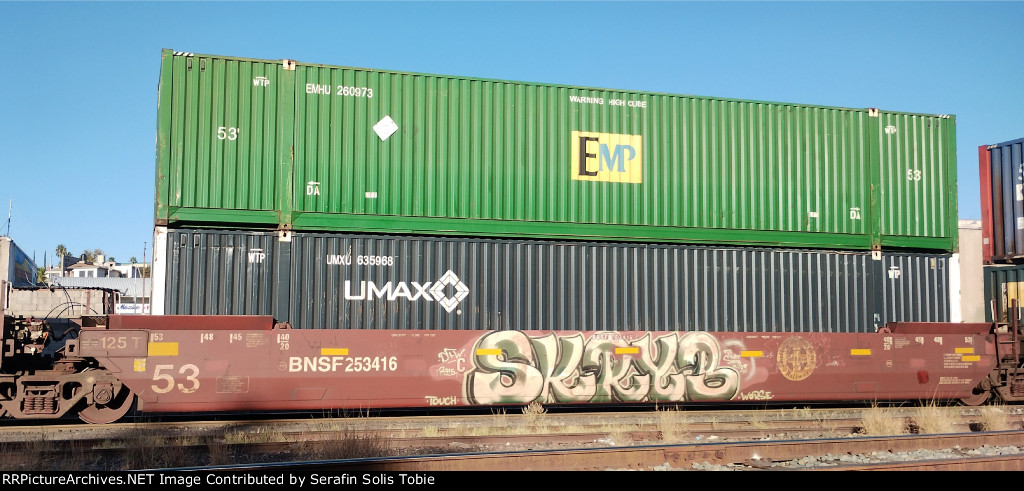 BNSF 253416 "C" EMHU 260973 UMXU 635968