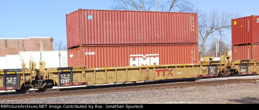 DTTX 790826C and two containers