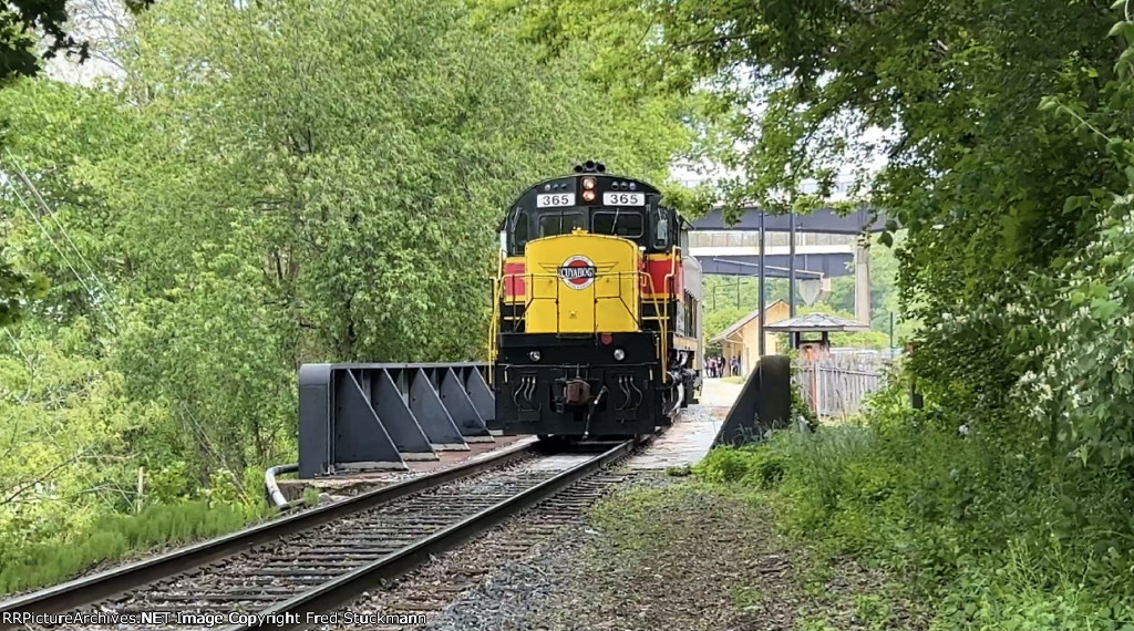 CVSR 365 sits atop the Howard St. bridge.