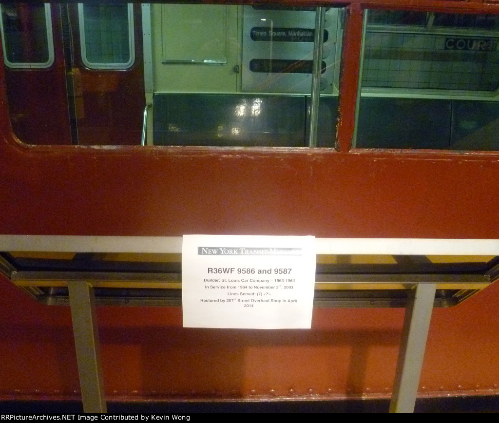 World's Fair R36 9586, delivered 12/1963, refurbished April 2014