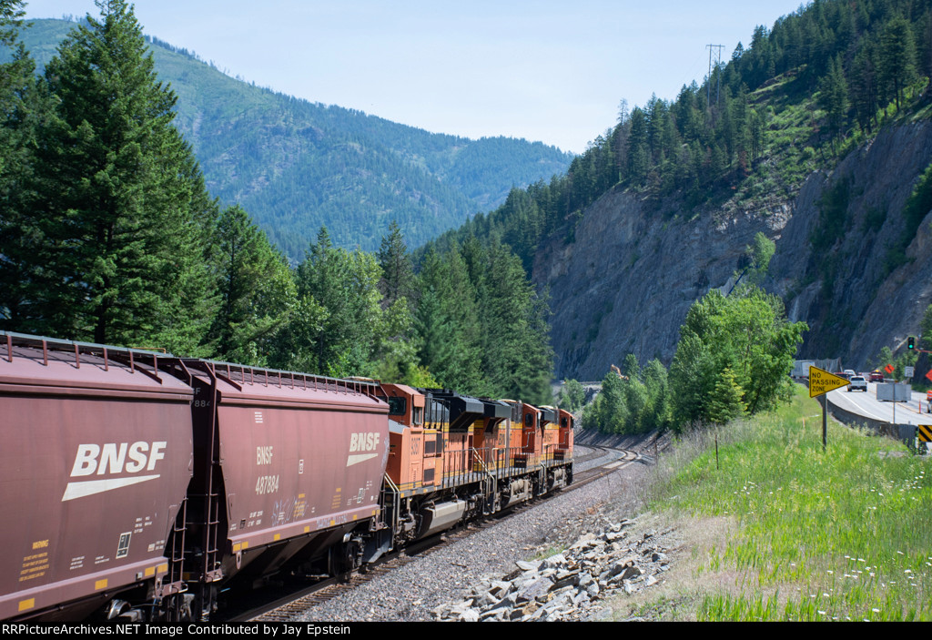 Heading into the Kootenai Falls Gorge