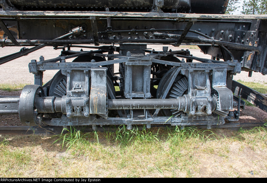 Shay front truck detail