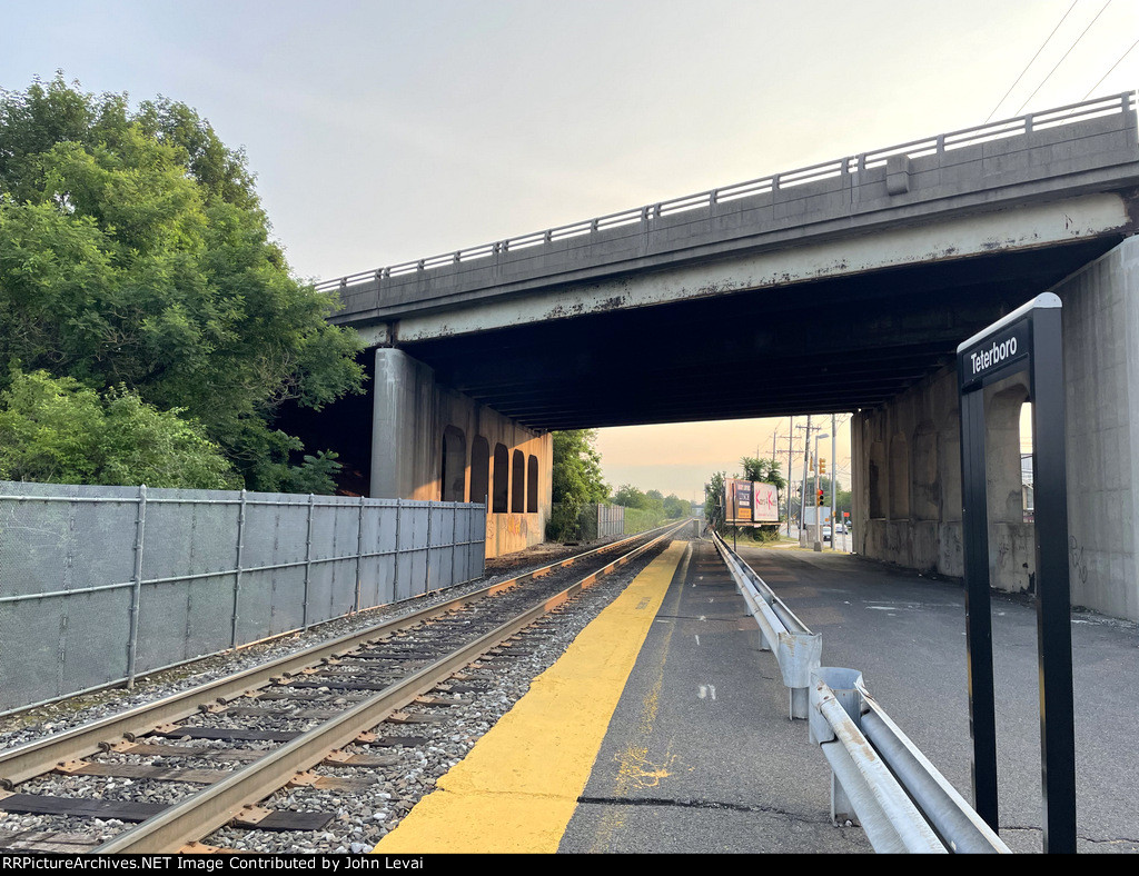Teterboro Station-looking west toward Hackensack, Westwood, and Spring Valley