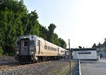 Metro North Comet V Cab Car # 6706 is on the point of NJT PVL Train # 1608