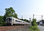 NJT train # 1618 with Comet V Cab Car # 6040 in the lead 