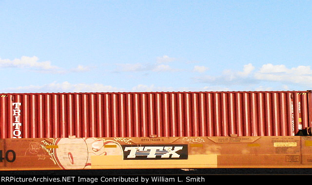 EB Unit Well Car Frt at Erie NV W-pshr -88