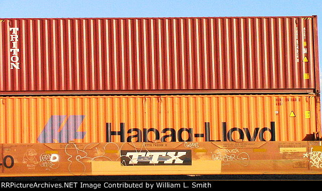 EB Unit Well Car Frt at Erie NV W-pshr -89