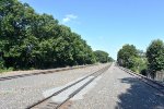 Looking east from Cranford Station-during the CNJ days there were a lot more tracks than the present two. The B&O also ran trains on along these tracks to Staten Island
