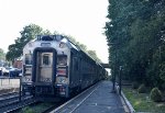 NJT Multilevel Cab Car # 7030 brings up the rear of NJT Train # 5527 as it heads toward Plainfield, Bound Brook, and Raritan