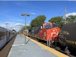 CN power in the lashup of the eastbound freight