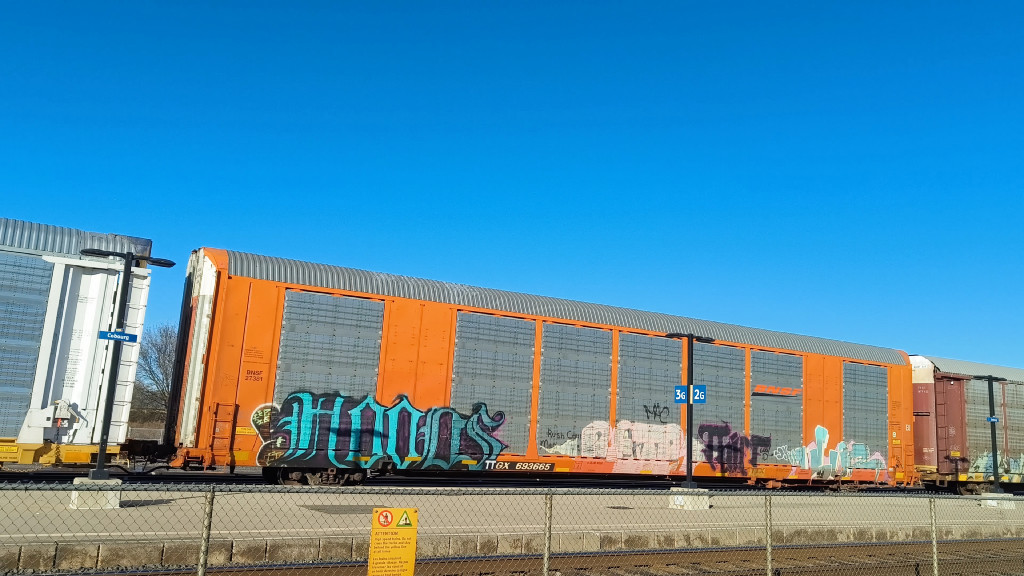 BNSF 27381 (Body) TTGX 693665 (Flat)