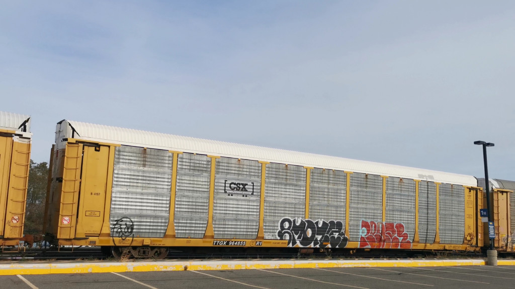 CSX B4197 (Body) TTGX 964855 (Flat)