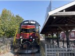 GP38-2 # 2012 on the east end at Hyannis Station on the Excursion Train