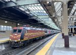 The NJT 40th Anniversary Special arrives into NWK Penn Station behind the 4636 and 4640