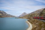 Winding along Lago Bianco