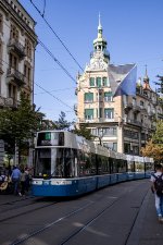 Bombardier Flexity tram at Bahnhofstrasse