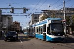 Bombardier Cobra tram glides down Lagerstrasse 