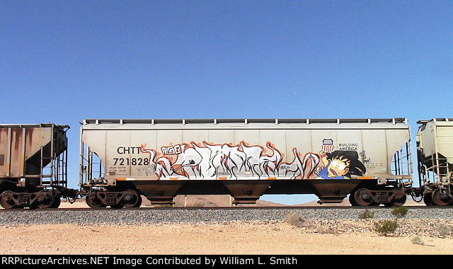 EB Unit Covered Hooper Frt at Erie NV -96