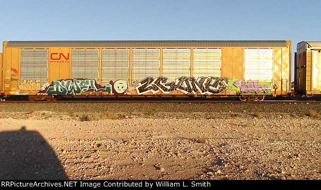 WB Unit Vehicular Flat Frt at Erie NV -72