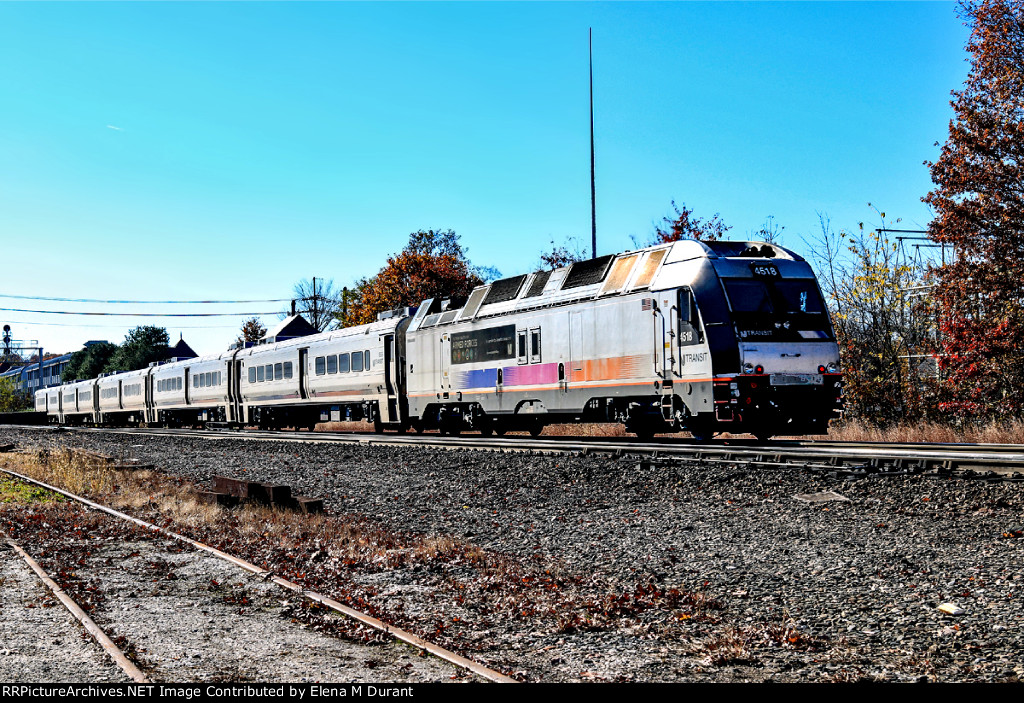 NJT 4518 on train 1110