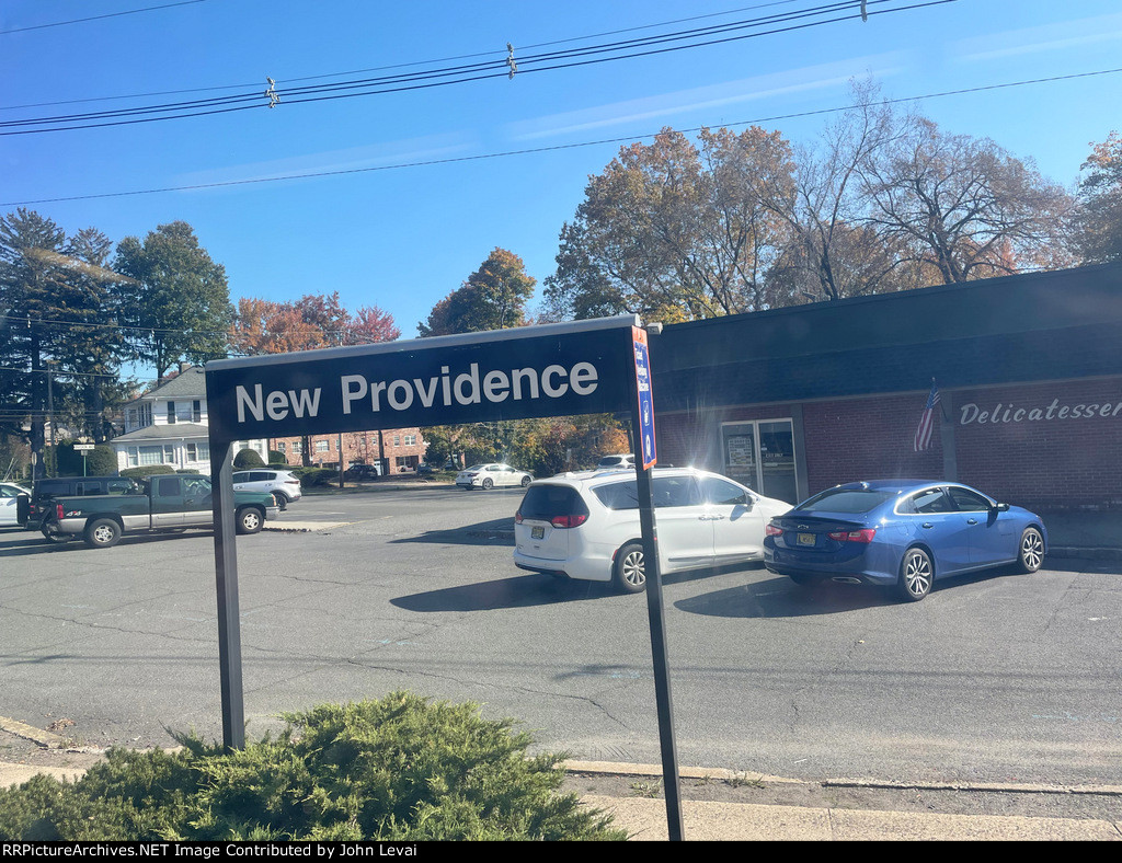 New Providence Station sign 