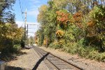 Looking west from Basking Ridge Station