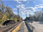 Platform at Basking Ridge Station-looking east