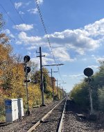 Looking east from the Ridge Rd Xing in Basking Ridge