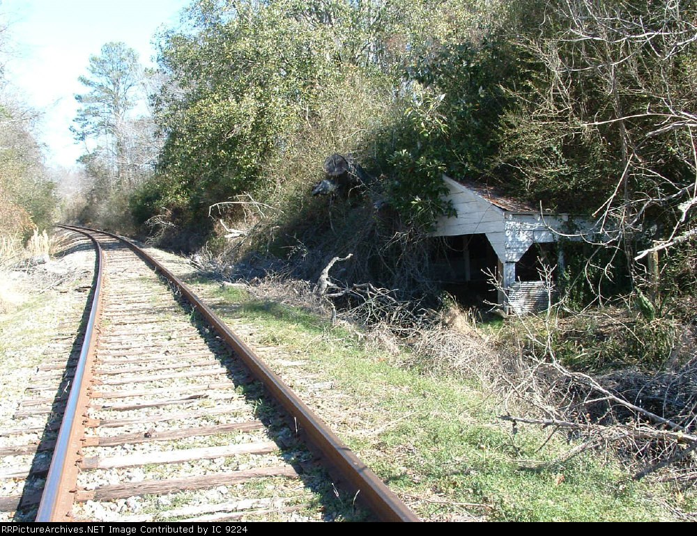 View of spring house and main.