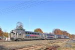 A Multilevel Set protecting NJT Train # 1708 just as it passes the restored Erie Waldwick Tower on approach to the Waldwick Station