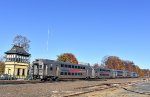 NJT Train # 1708, with a Multilevel Set, approaches Waldwick Station