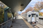 NJT Train # 1714 arriving at Ramsey Rt. 17 Station with a MNR Comet V Cab Car in the lead